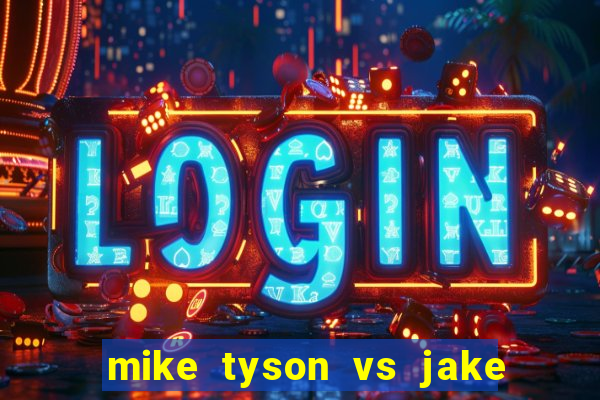 mike tyson vs jake paul assistir online